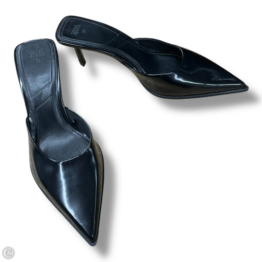 Shoes Heels Kitten By Zara In Black, Size: 6.5