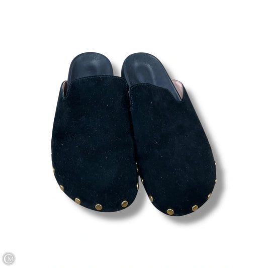 Sandals Flats By J. Crew In Black, Size: 6.5