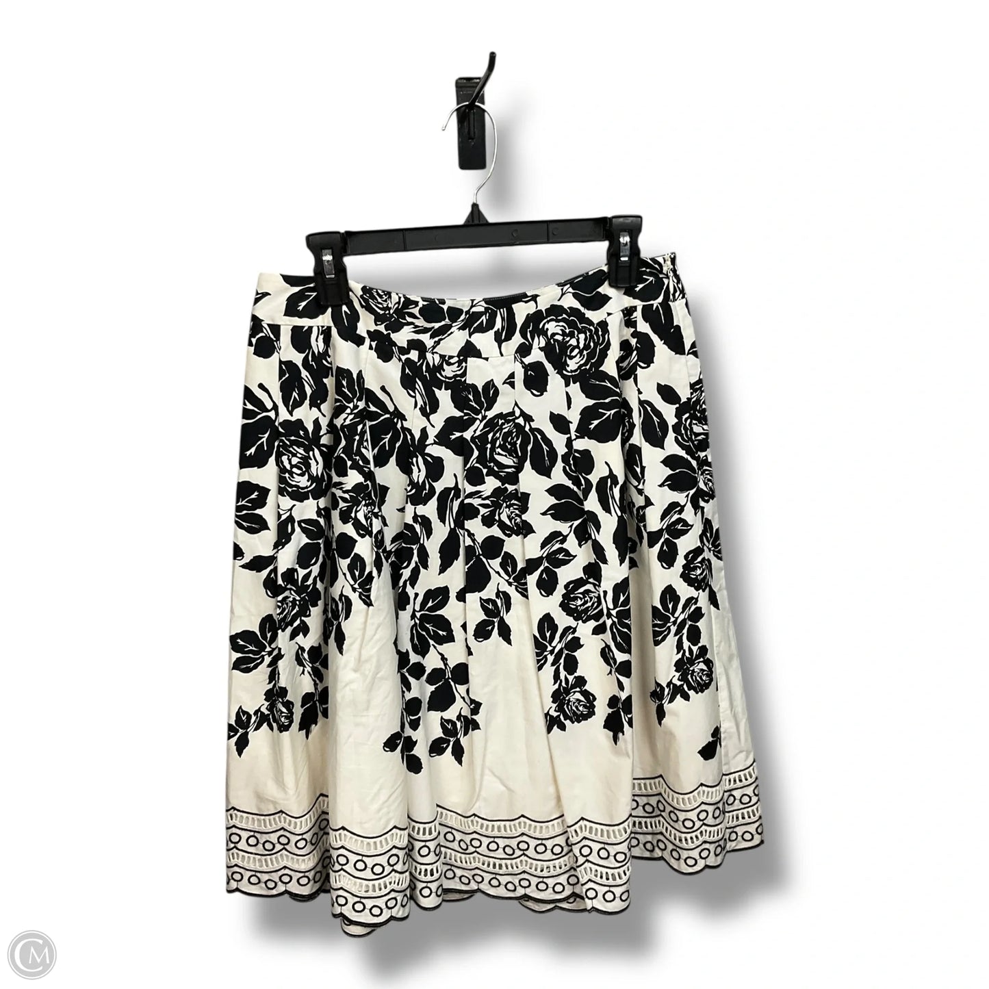 Skirt Midi By Talbots In Floral Print, Size: M