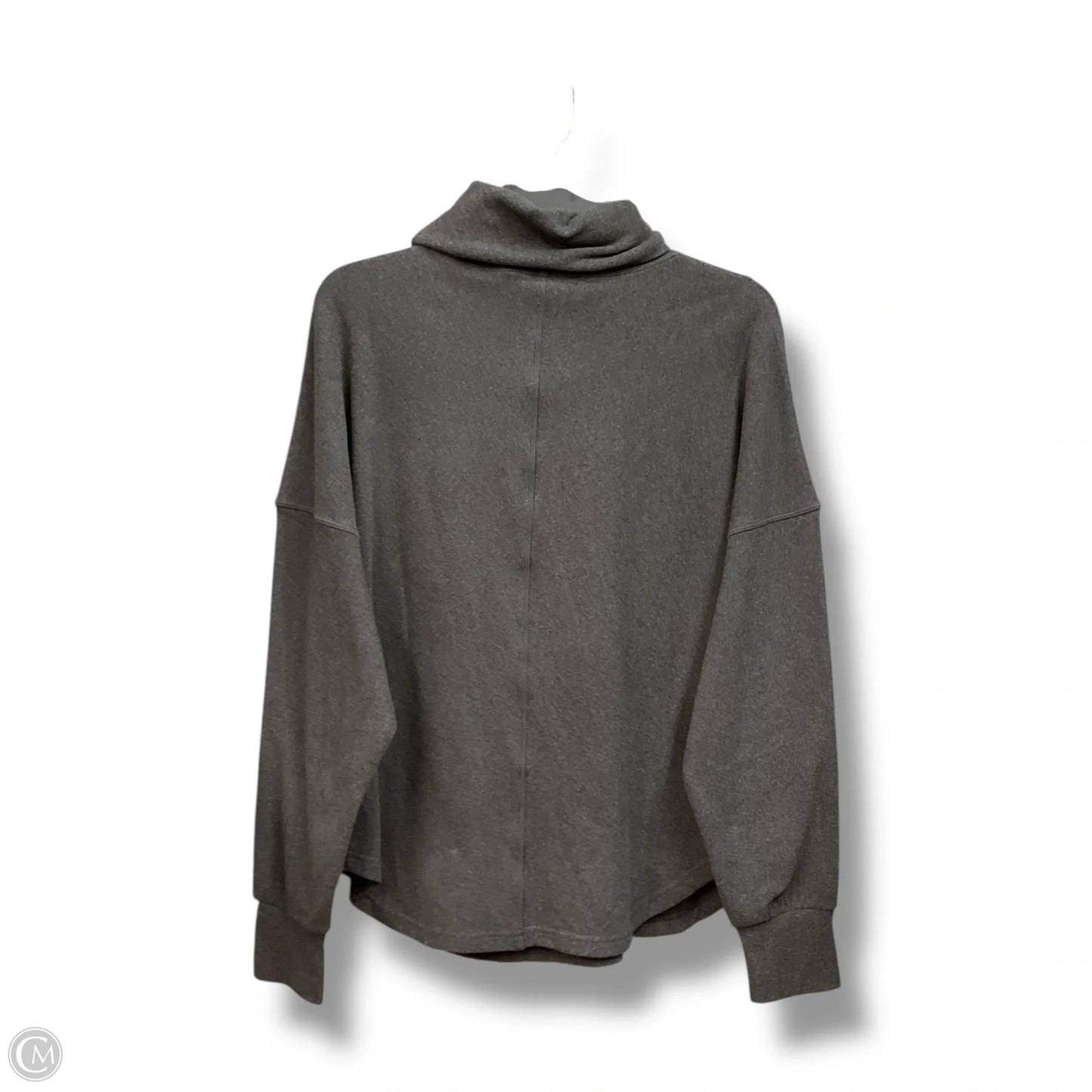 Top Long Sleeve By Evereve In Grey, Size: S