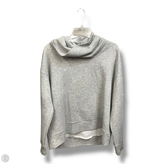 Athletic Sweatshirt Collar By Balance Collection In Grey, Size: M