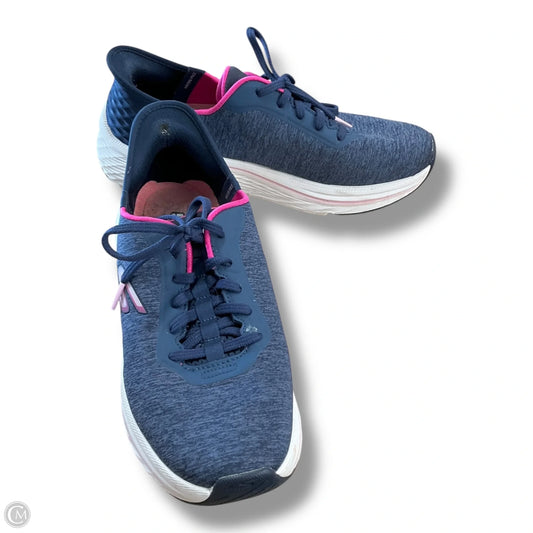 Shoes Athletic By Skechers In Blue, Size: 9