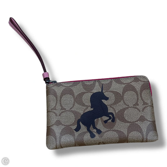 Wristlet Designer By Coach, Size: Small