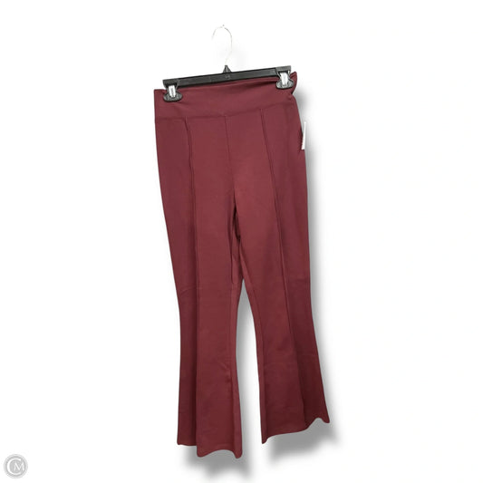 Athletic Leggings By Old Navy In Maroon, Size: M