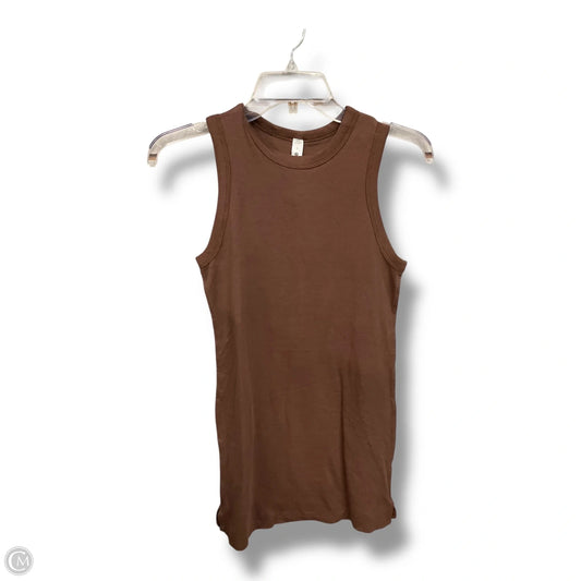 Athletic Tank Top By Lululemon In Brown, Size: Xs