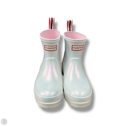 Boots Rain By Hunter In Blue, Size: 6