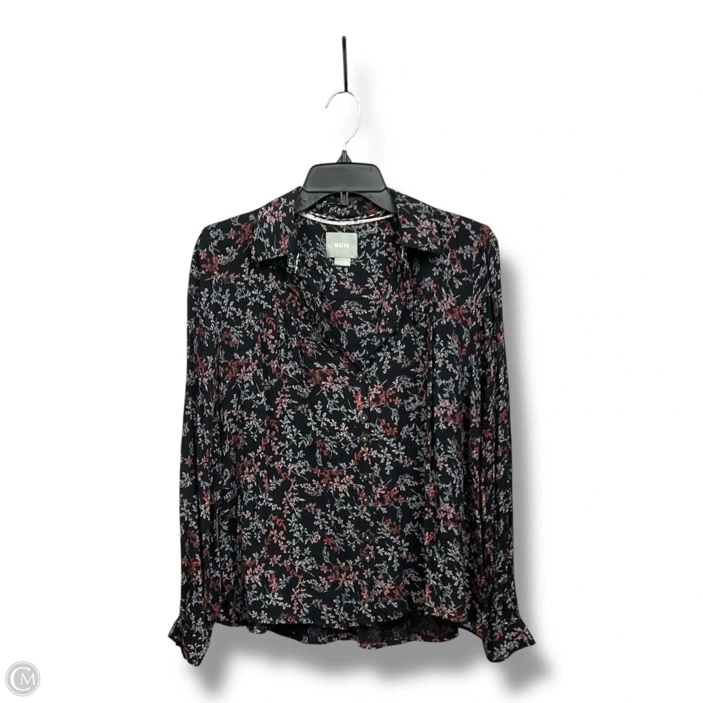 Top Long Sleeve By Maeve In Floral Print, Size: Xs