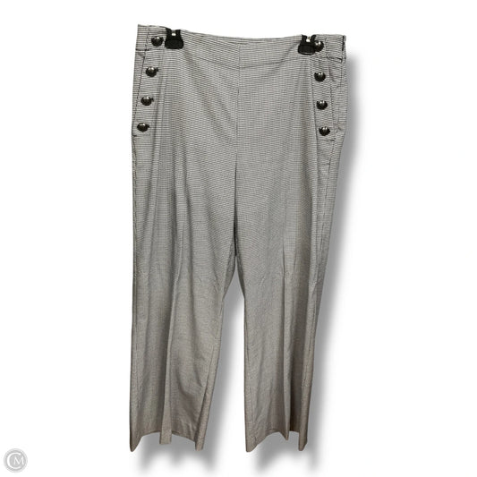 Pants Dress By Loft In Black & White, Size: 10