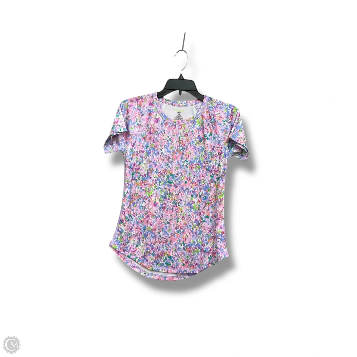 Athletic Top Short Sleeve By Tek Gear In Multi-colored, Size: Xs