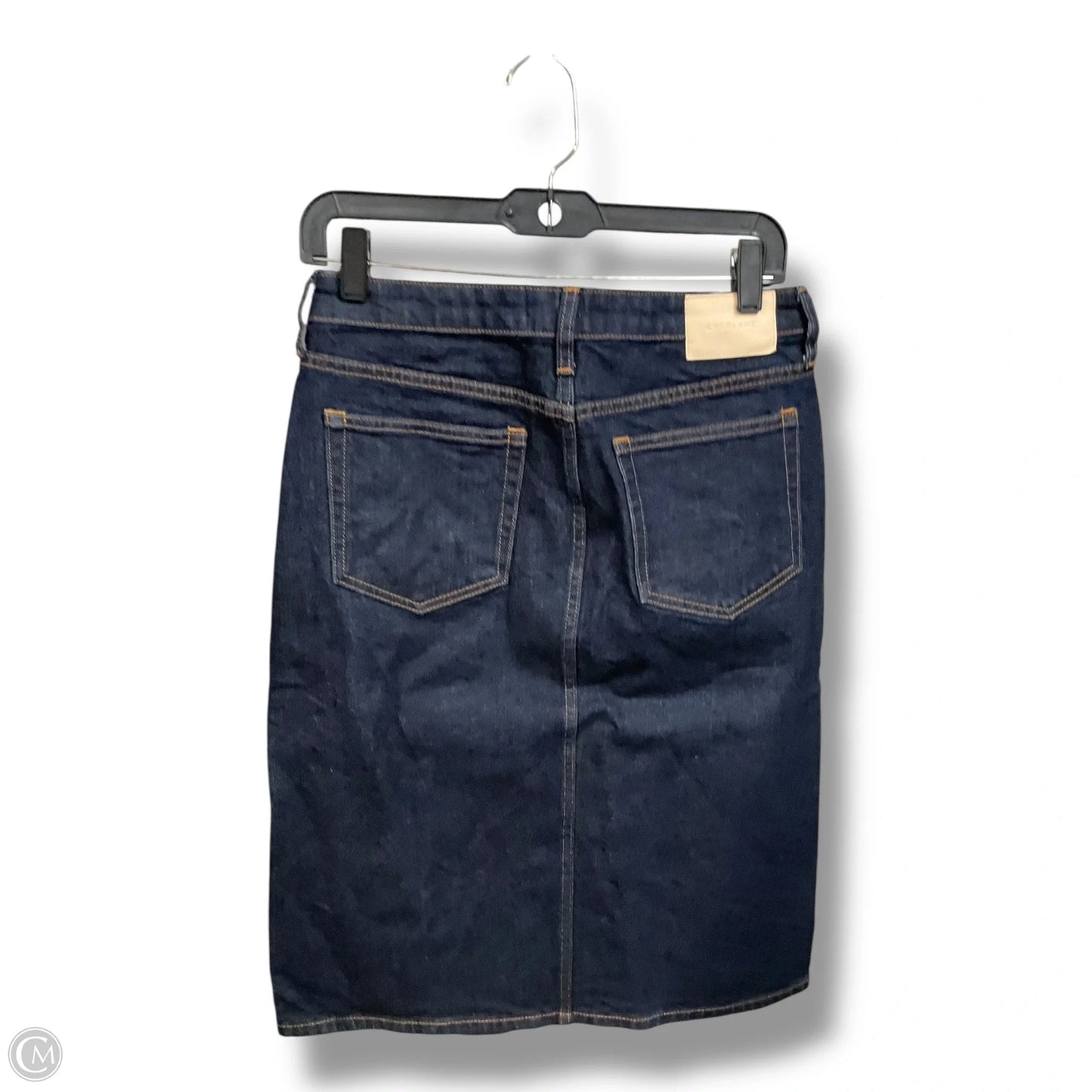 Skirt Mini & Short By Everlane In Blue Denim, Size: 4