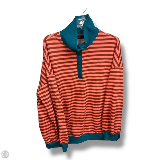 Sweatshirt Collar By Clothes Mentor In Striped Pattern, Size: Xl