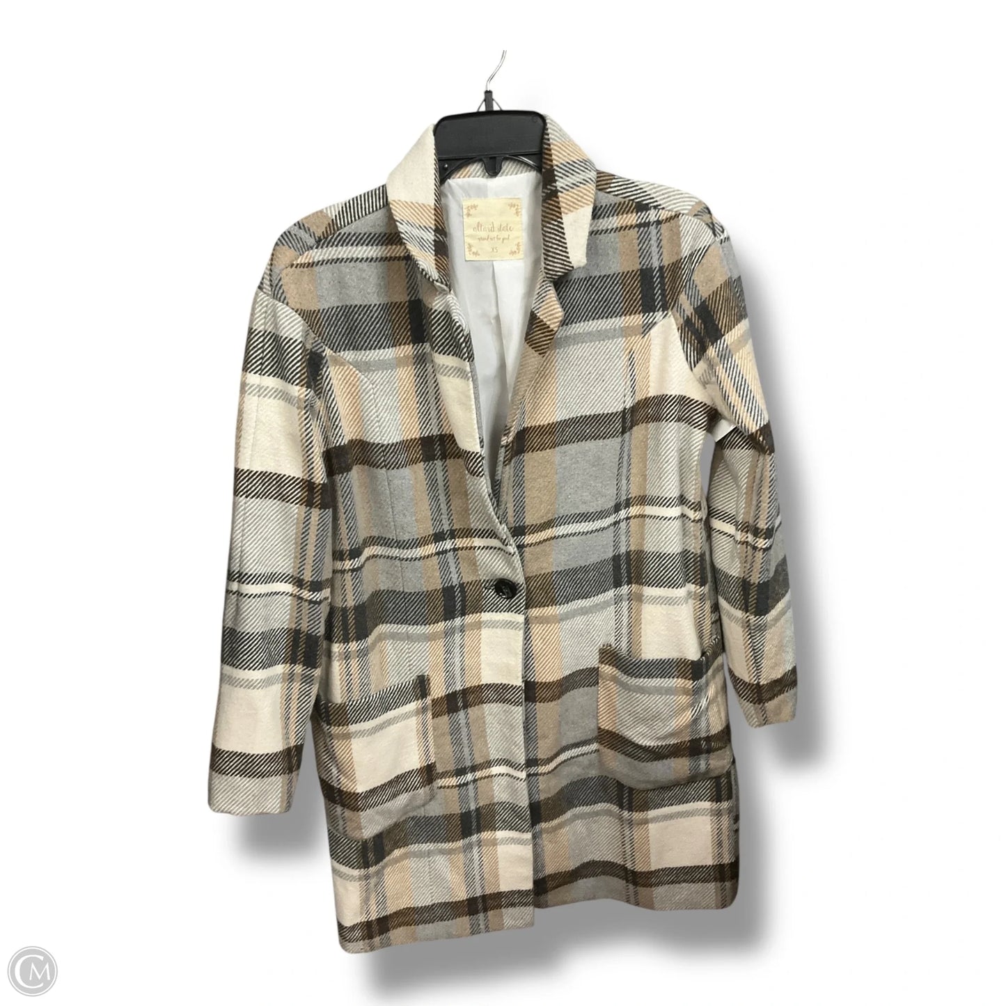 Coat Other By Altard State In Plaid Pattern, Size: Xs