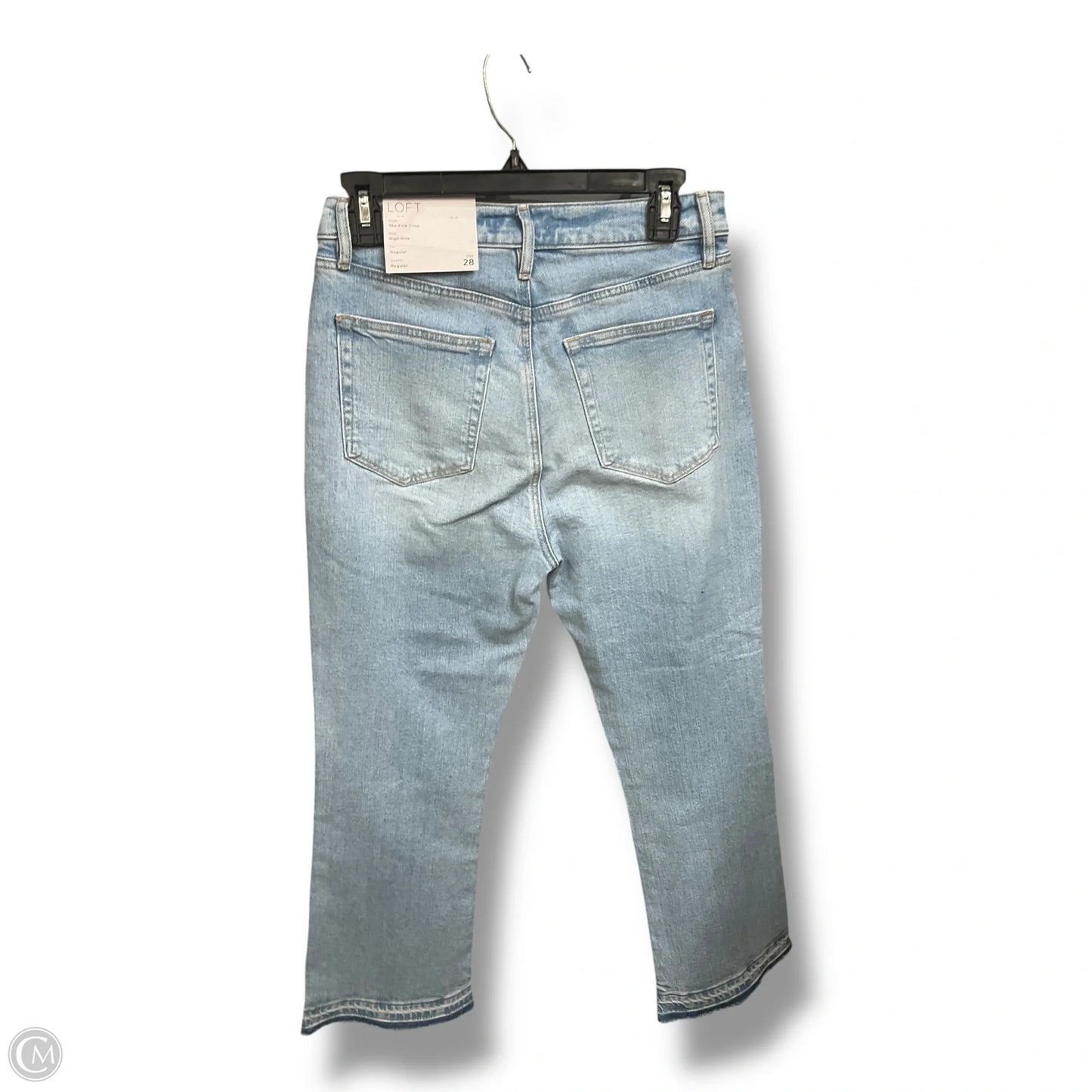Jeans Straight By Loft In Blue Denim, Size: 6