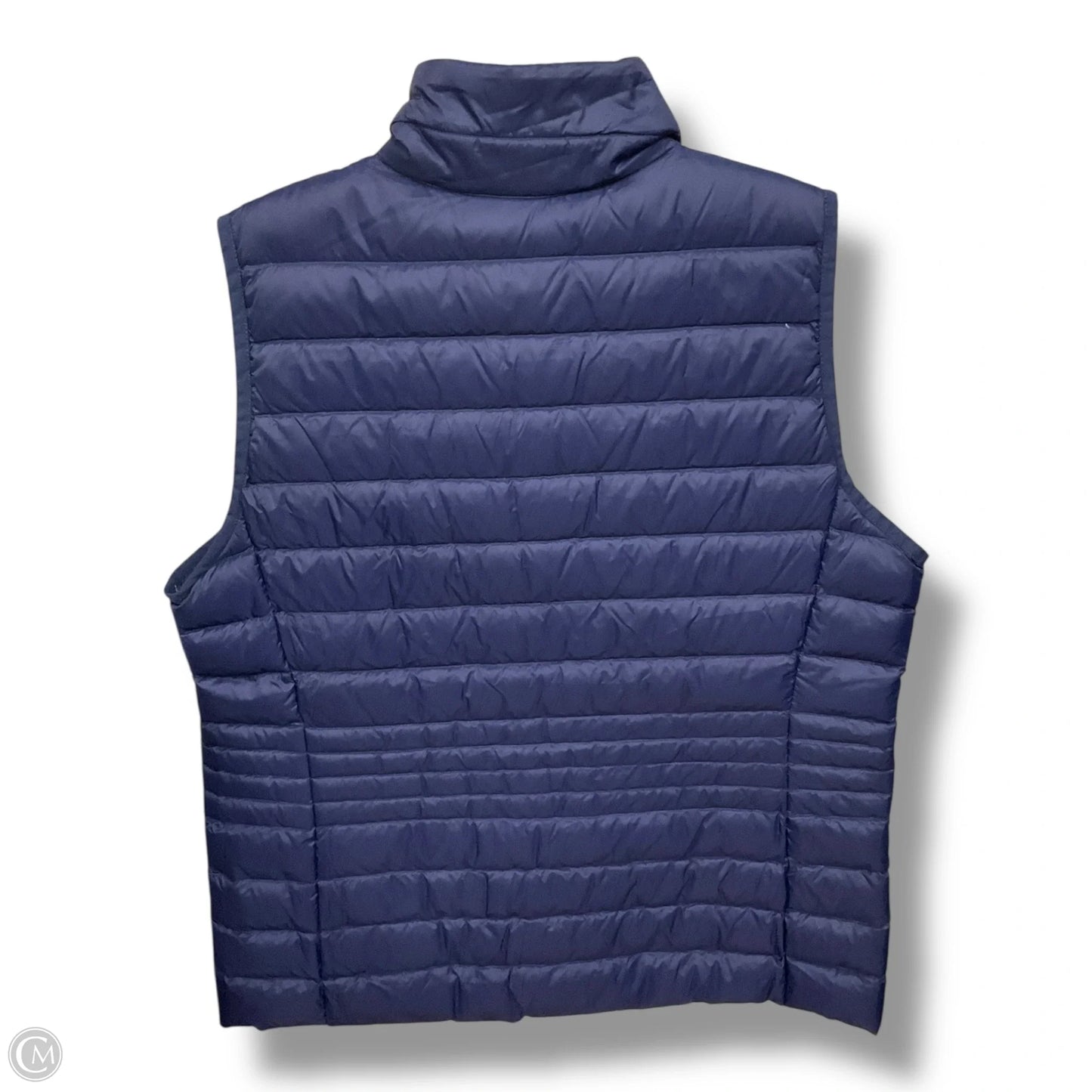 Vest Puffer & Quilted By Lands End In Blue, Size: L