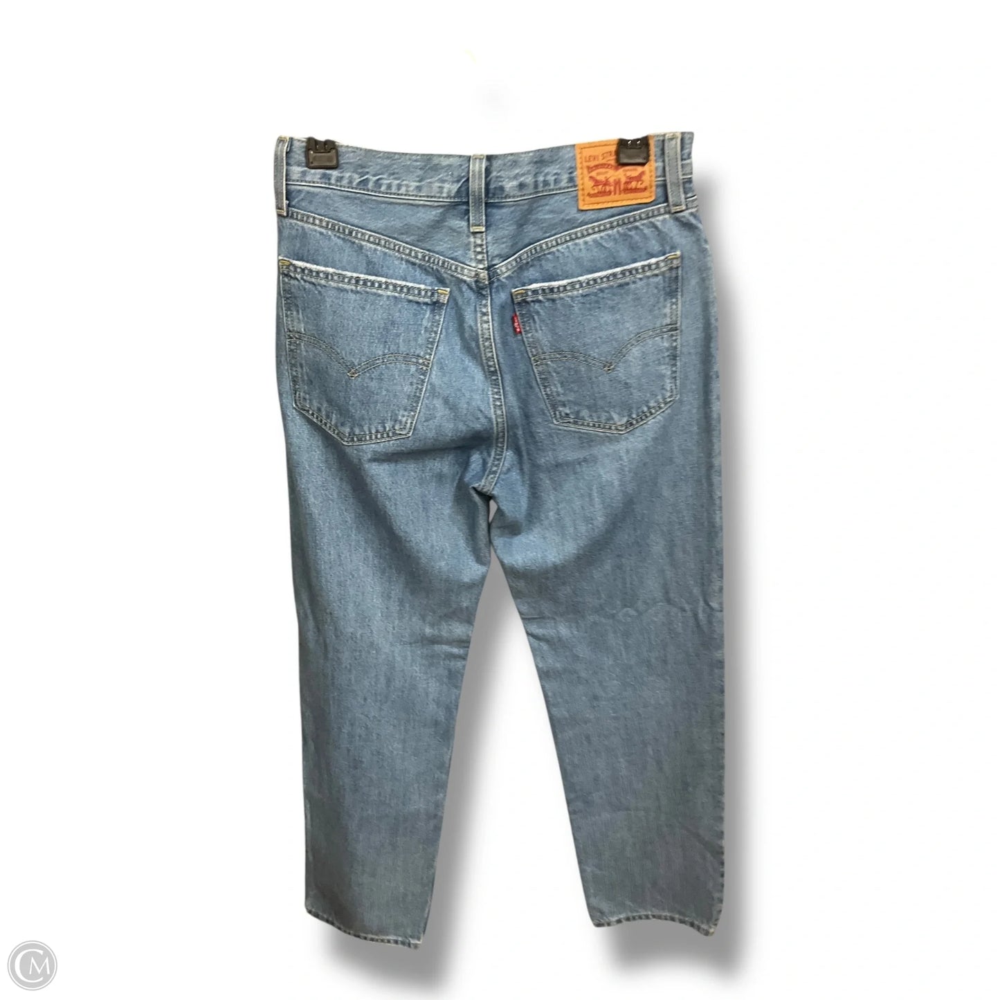 Jeans Straight By Levis In Blue Denim, Size: 4