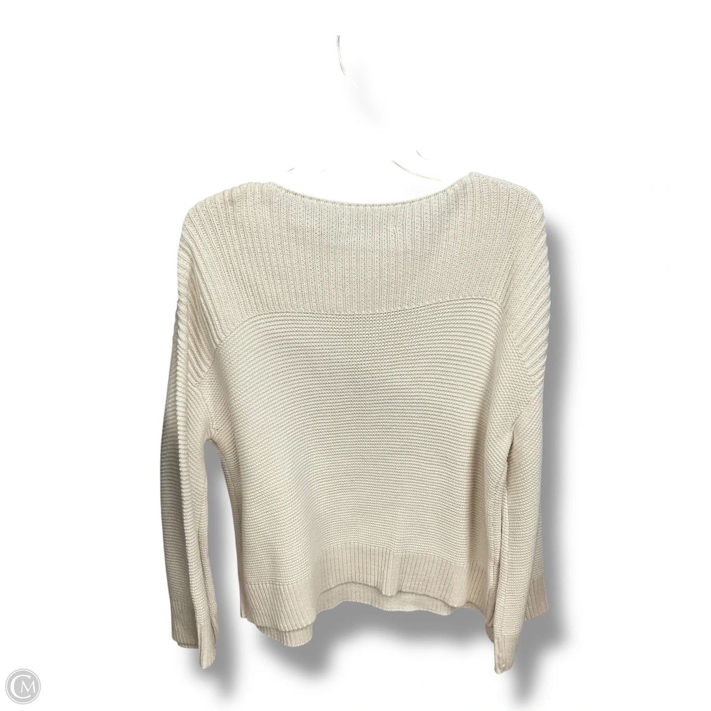Sweater By Loft In White, Size: M