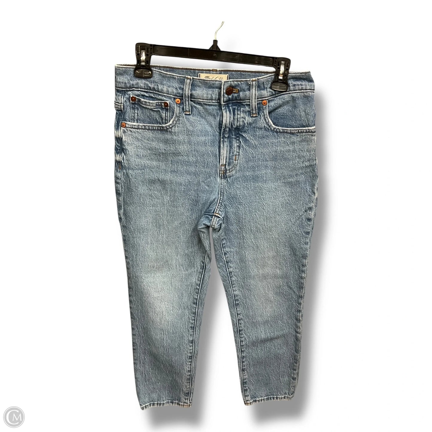 Jeans Straight By Madewell In Blue Denim, Size: 8p