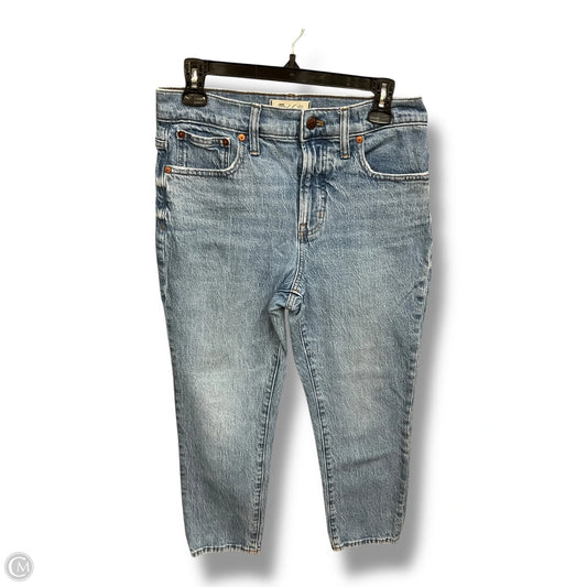 Jeans Straight By Madewell In Blue Denim, Size: 8p