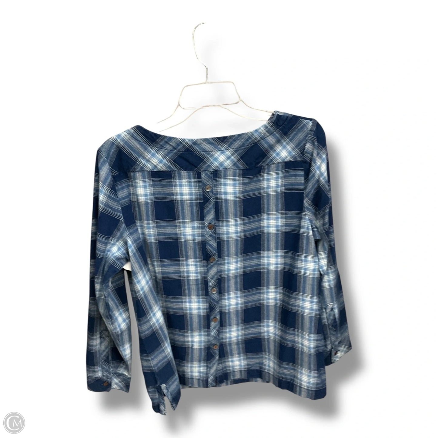 Top Long Sleeve By J. Jill In Blue, Size: Mp