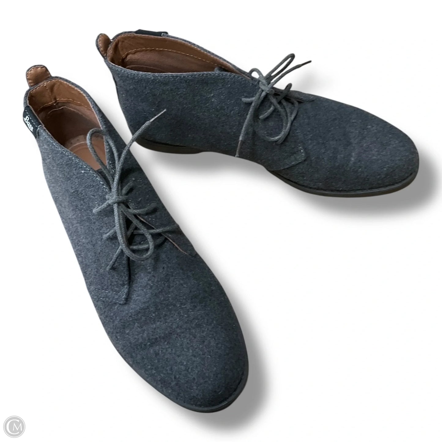 Boots Ankle Flats By Bass In Grey, Size: 10
