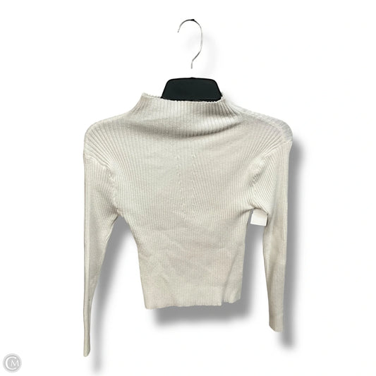 Top Long Sleeve By Zaful In White, Size: M