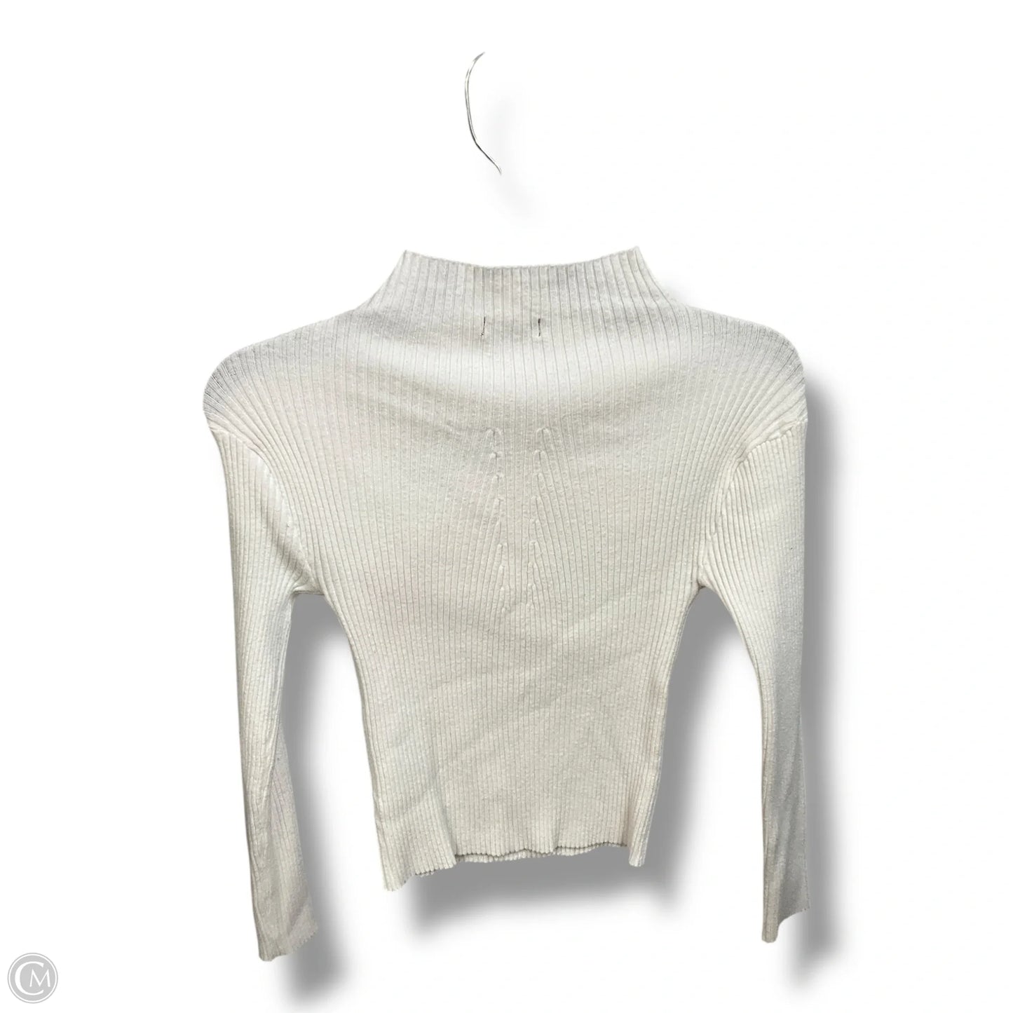 Top Long Sleeve By Zaful In White, Size: M