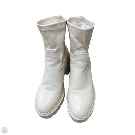 Boots Ankle Heels By Dream Pairs In White, Size: 7.5