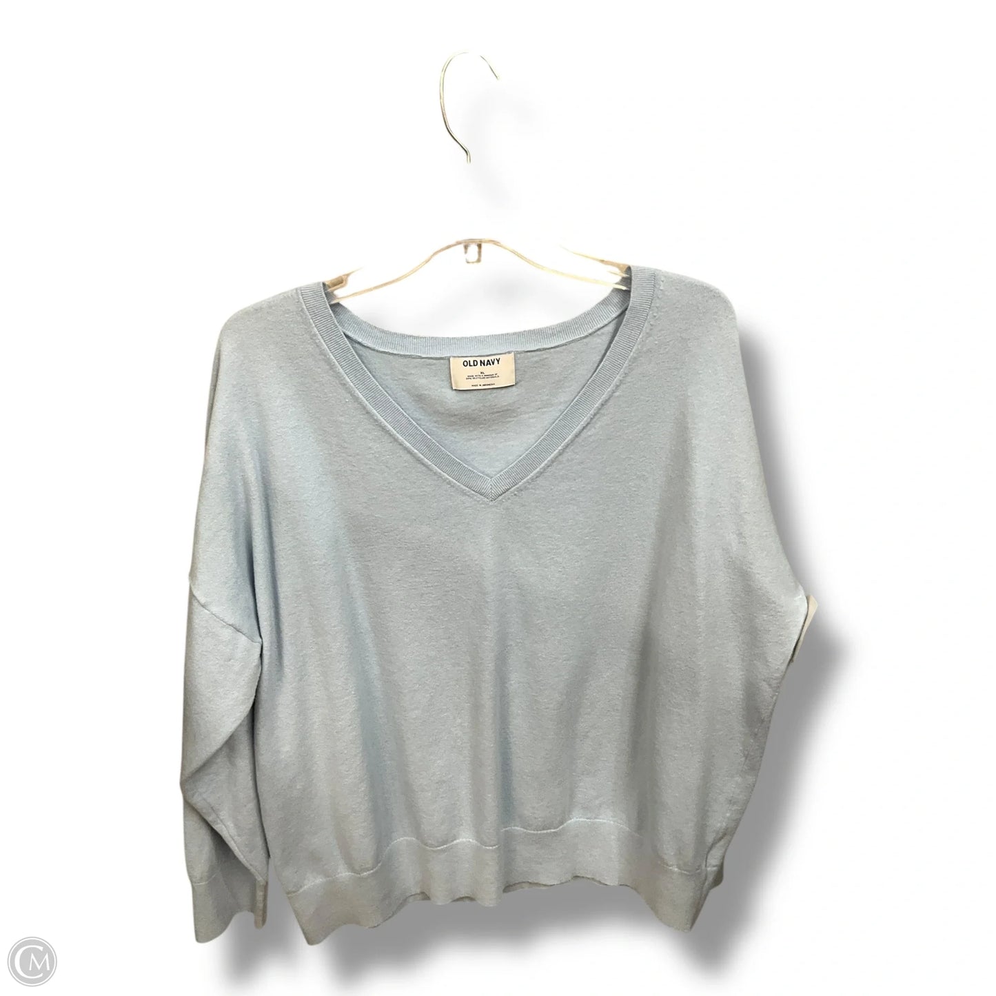 Top Long Sleeve By Old Navy In Blue, Size: Xl