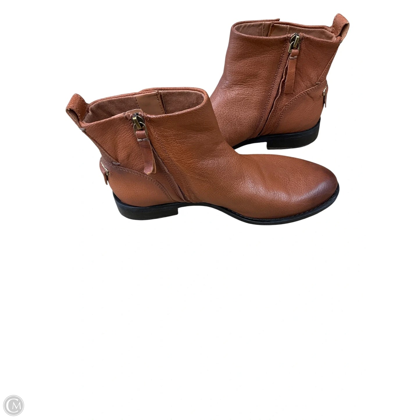 Boots Ankle Flats By Franco Sarto In Brown, Size: 8