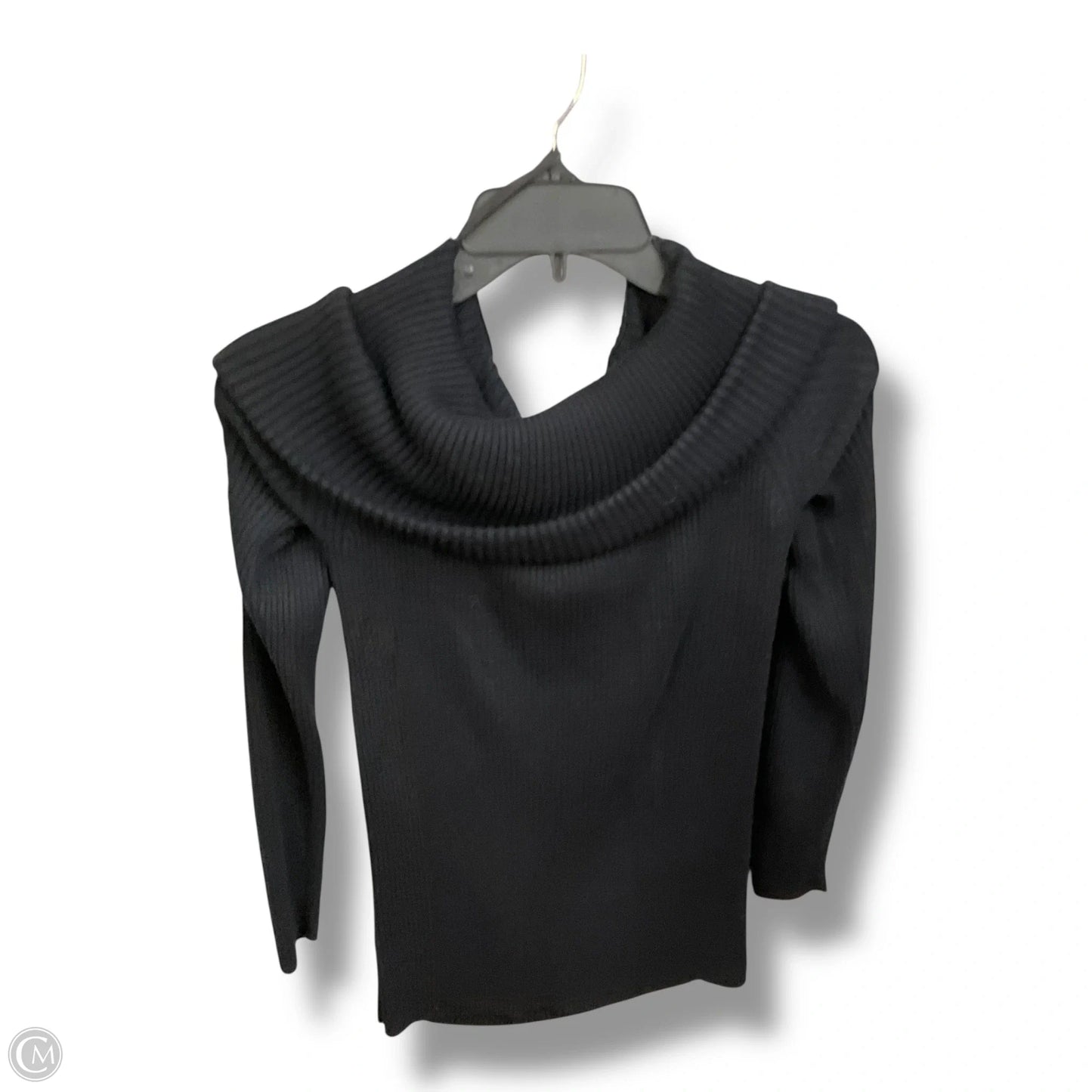 Top Long Sleeve By Banana Republic In Black, Size: S