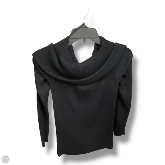 Top Long Sleeve By Banana Republic In Black, Size: S