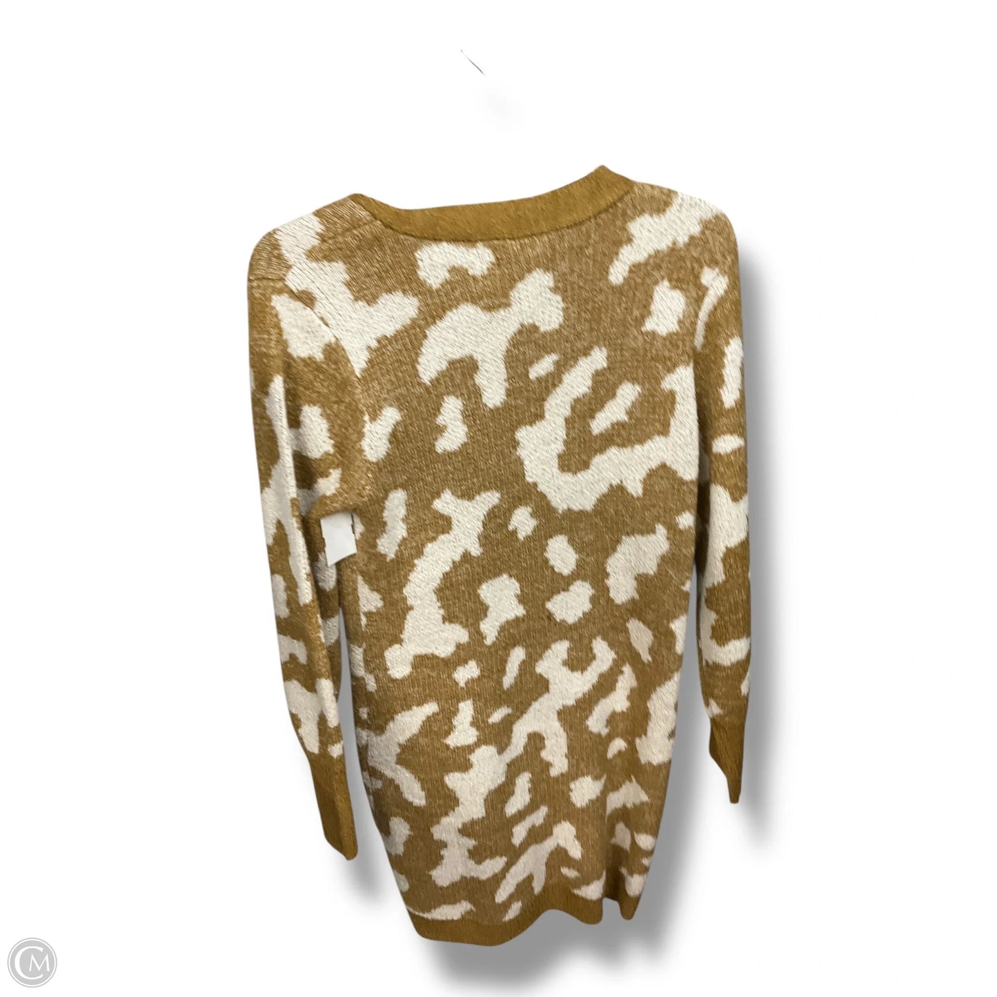 Cardigan By Nine West Apparel In Tan, Size: M