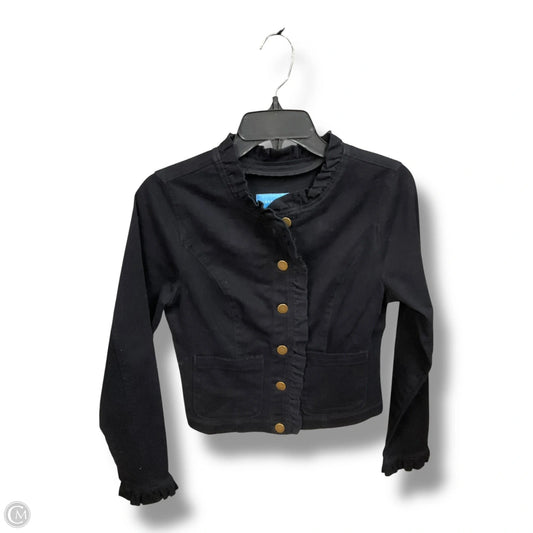 Jacket Denim By Draper James In Black Denim, Size: S