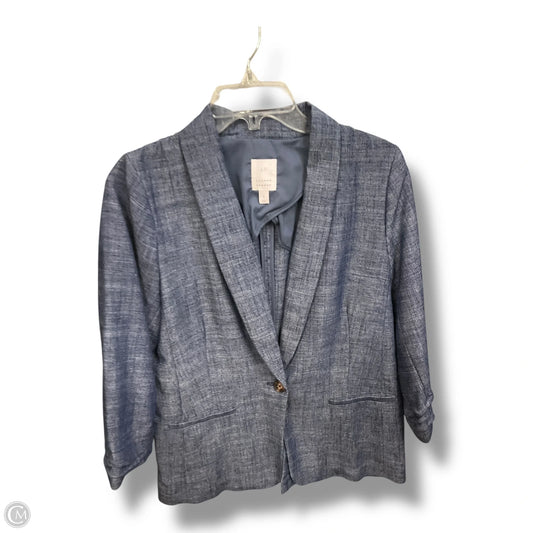Blazer By Lc Lauren Conrad In Blue, Size: S