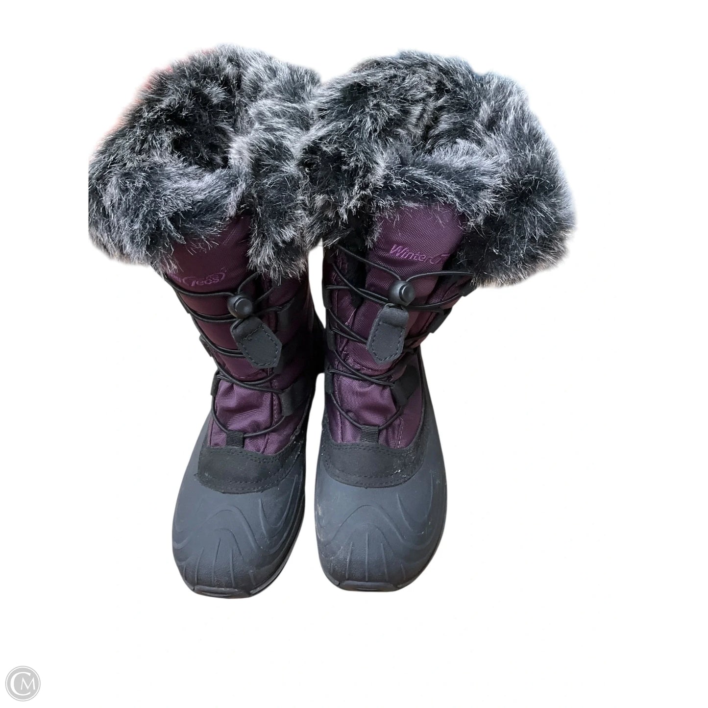 Boots Snow By Clothes Mentor In Purple, Size: 6