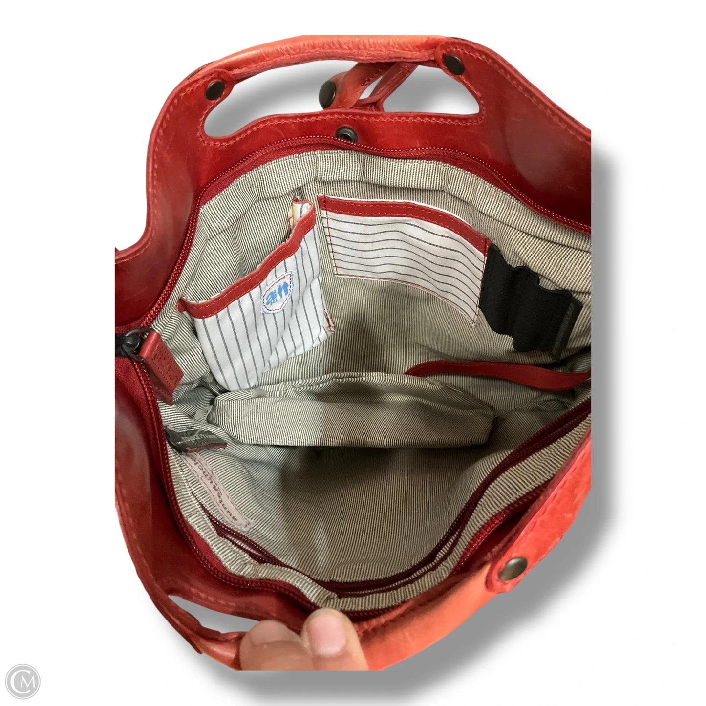 Crossbody Leather By Cma, Size: Medium