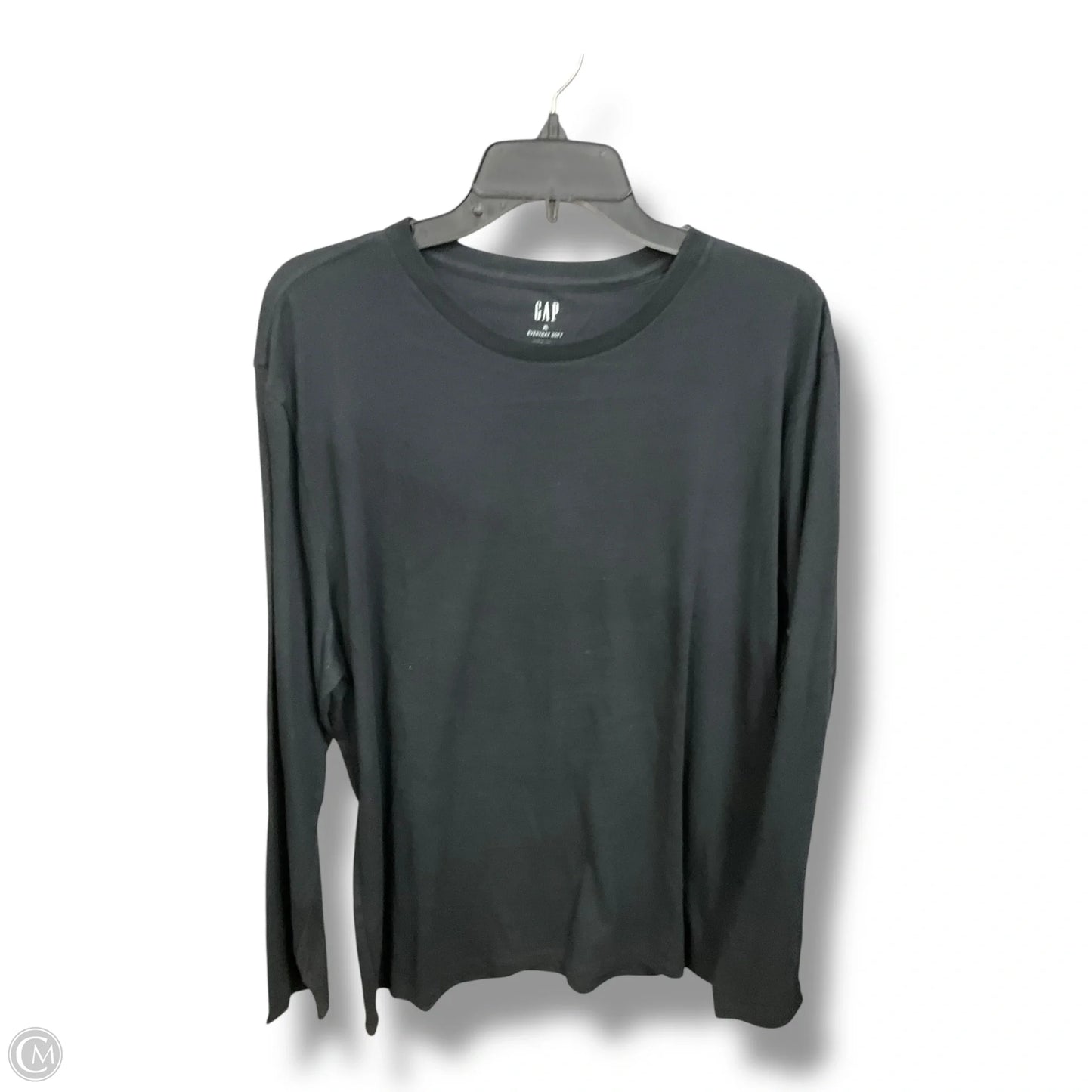 Top Long Sleeve Basic By Gap In Black, Size: Xl