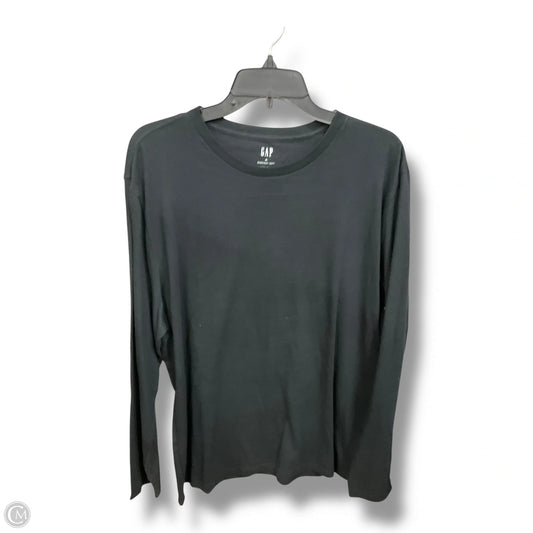 Top Long Sleeve Basic By Gap In Black, Size: Xl