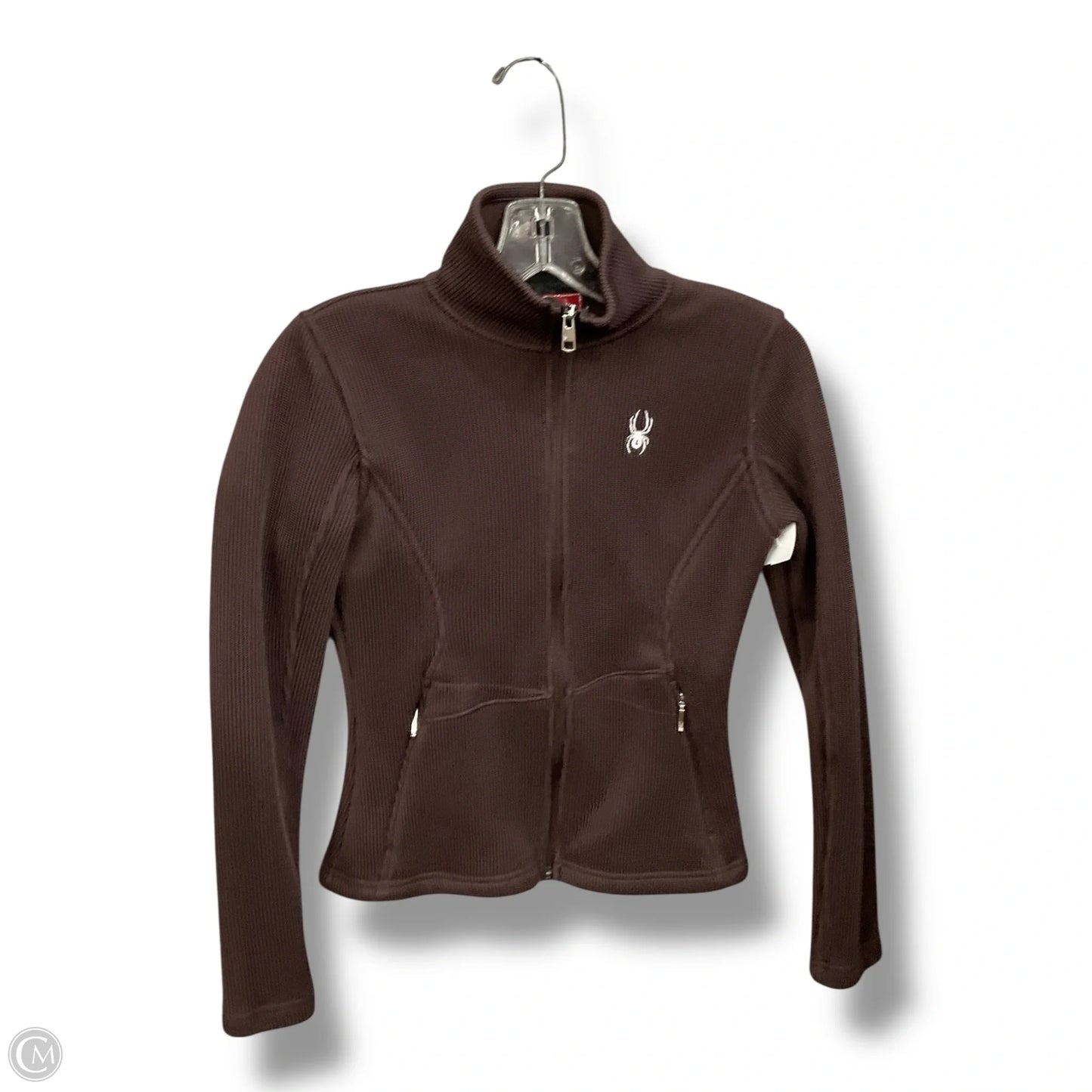 Athletic Jacket By Spyder In Brown, Size: Xs
