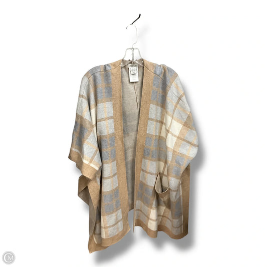 Shawl By Rachel Zoe In Plaid Pattern, Size: Osfm