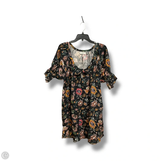 Dress Casual Short By Natural Life In Floral Print, Size: Xl
