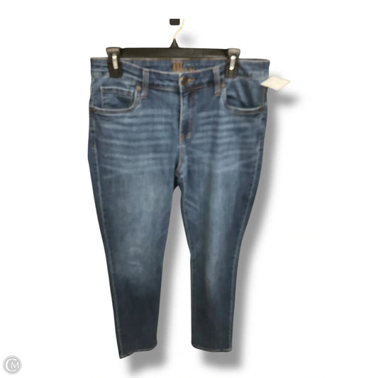 Jeans Straight By Kut In Blue Denim, Size: 8