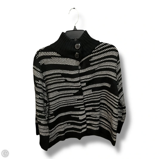 Shawl By Chicos In Black & White, Size: L