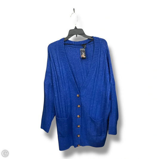 Cardigan By Torrid In Blue, Size: 3x