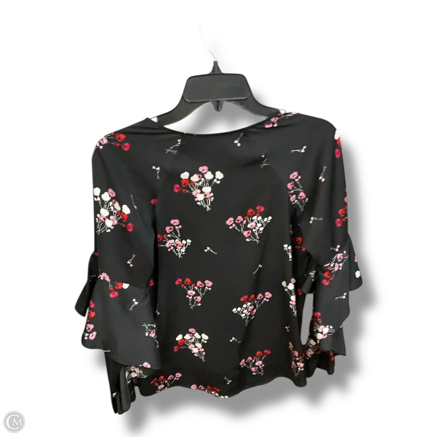 Blouse Long Sleeve By Express In Floral Print, Size: S