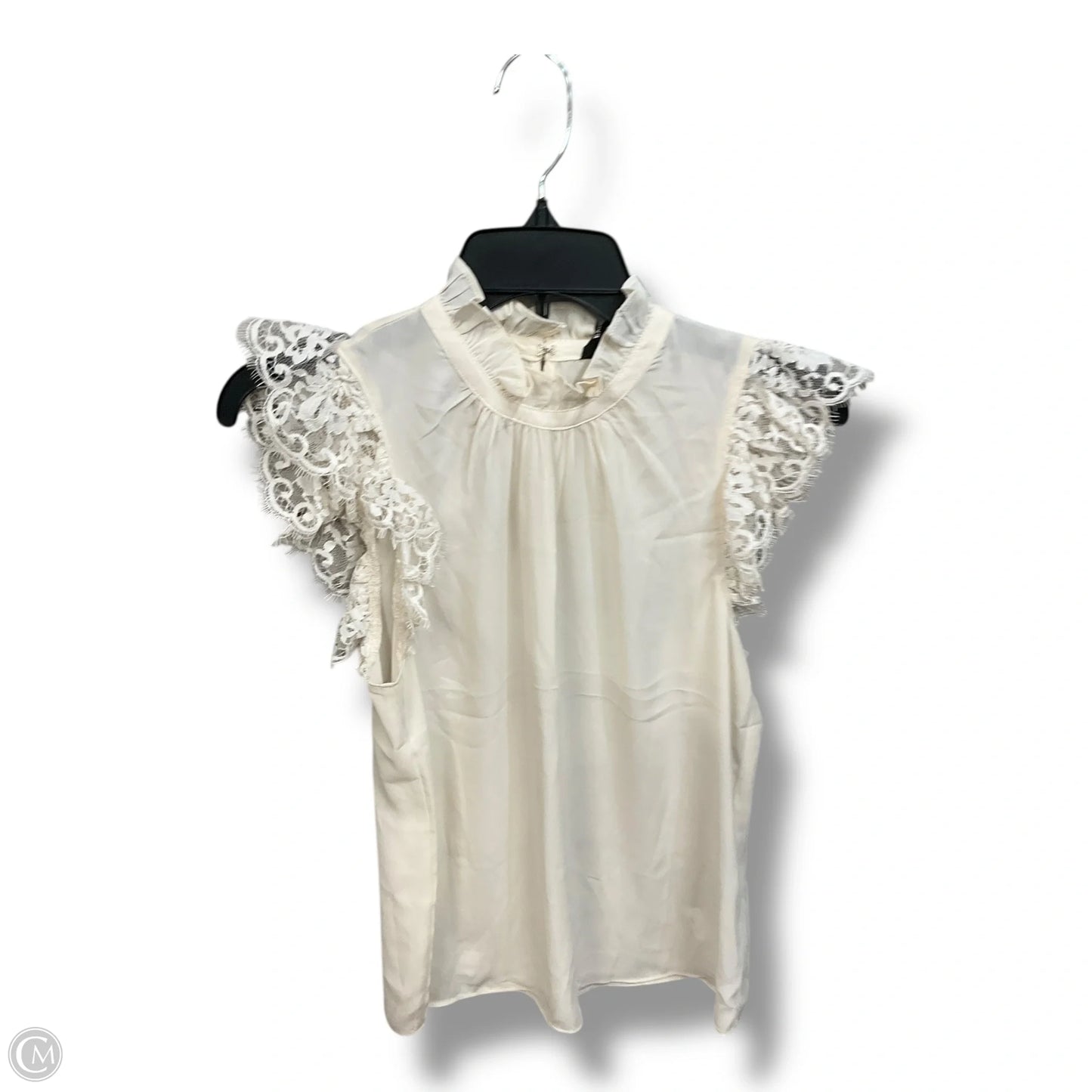Top Sleeveless By Express In Ivory, Size: Xs