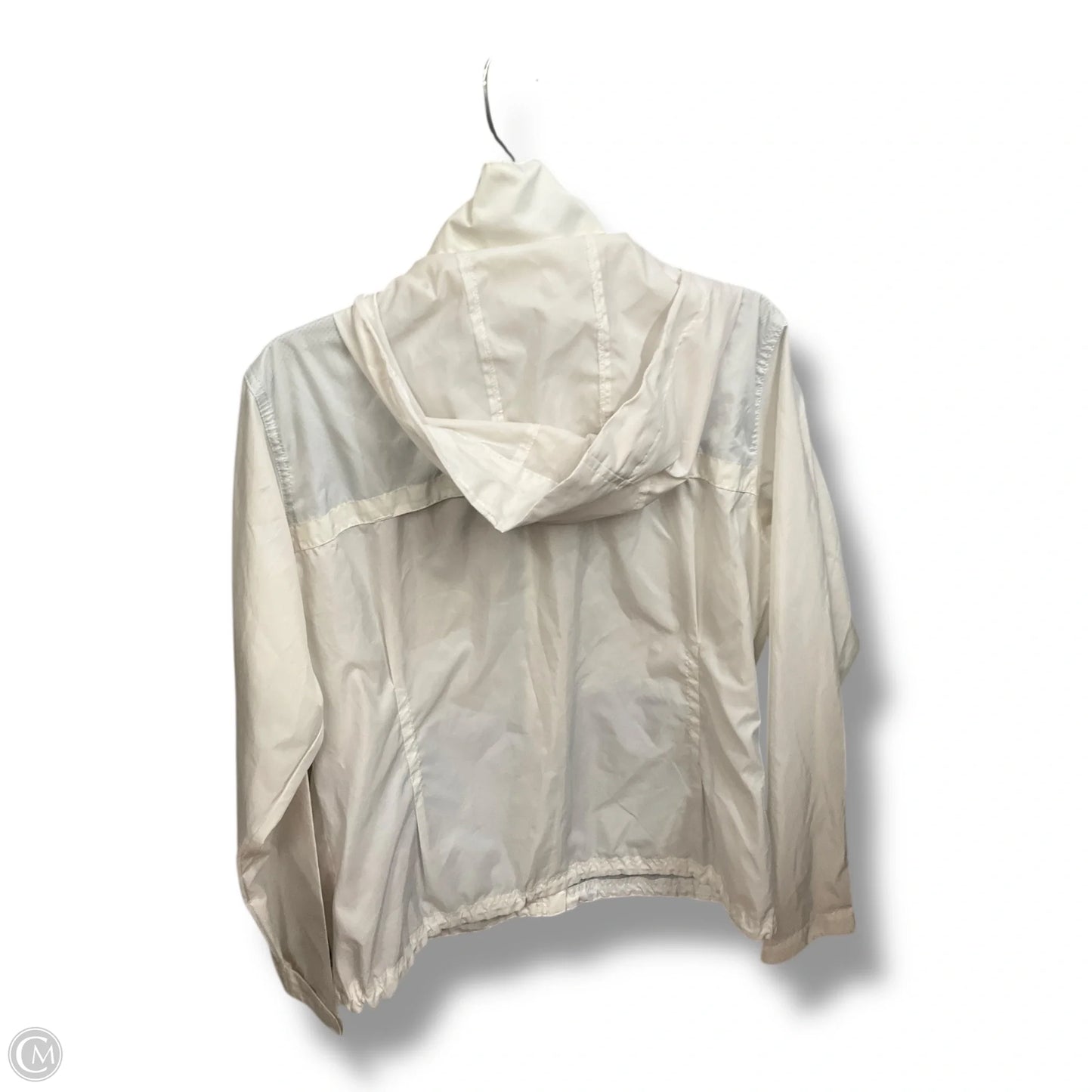 Jacket Windbreaker By Columbia In White, Size: Xl