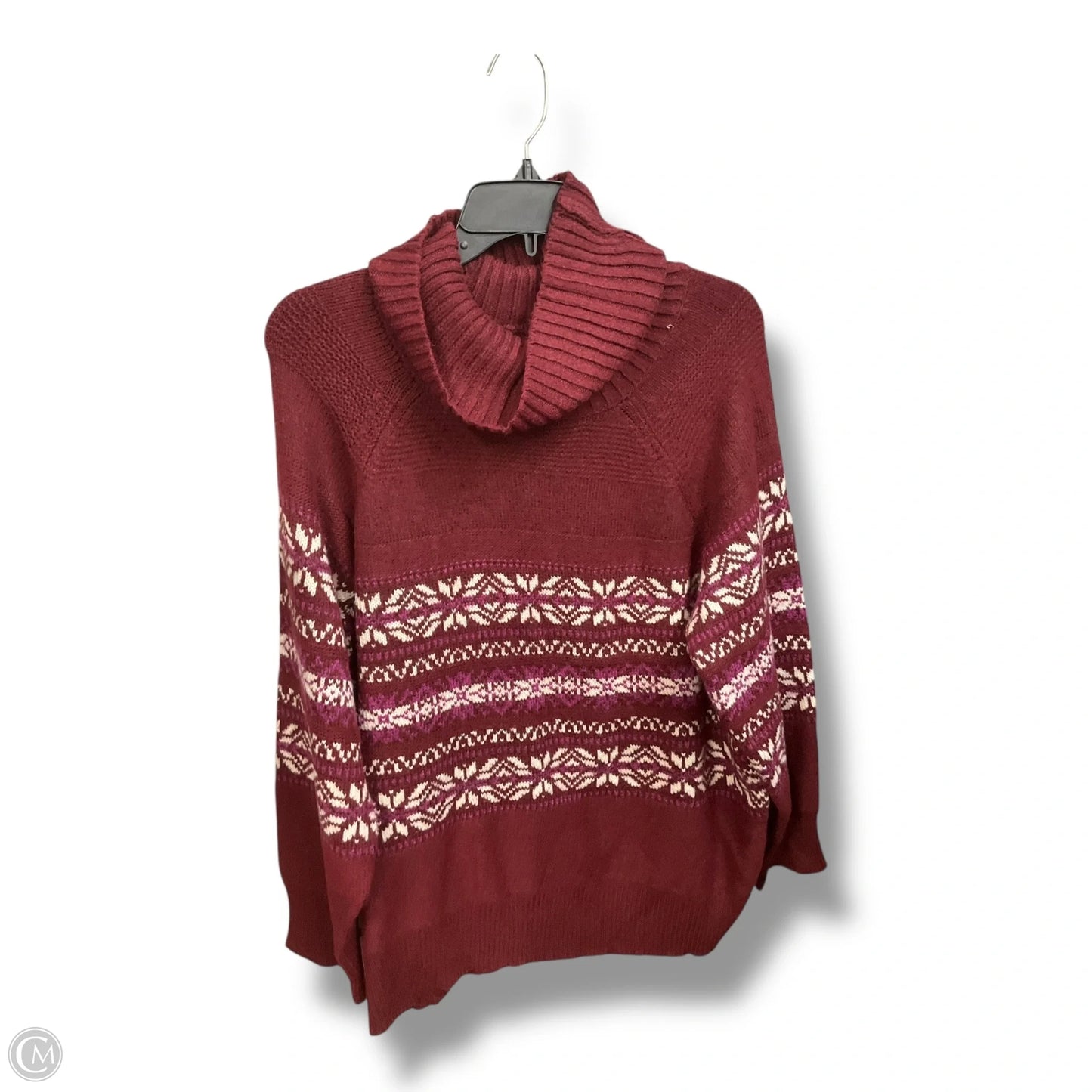 Sweater By Christopher And Banks In Maroon, Size: Xlp