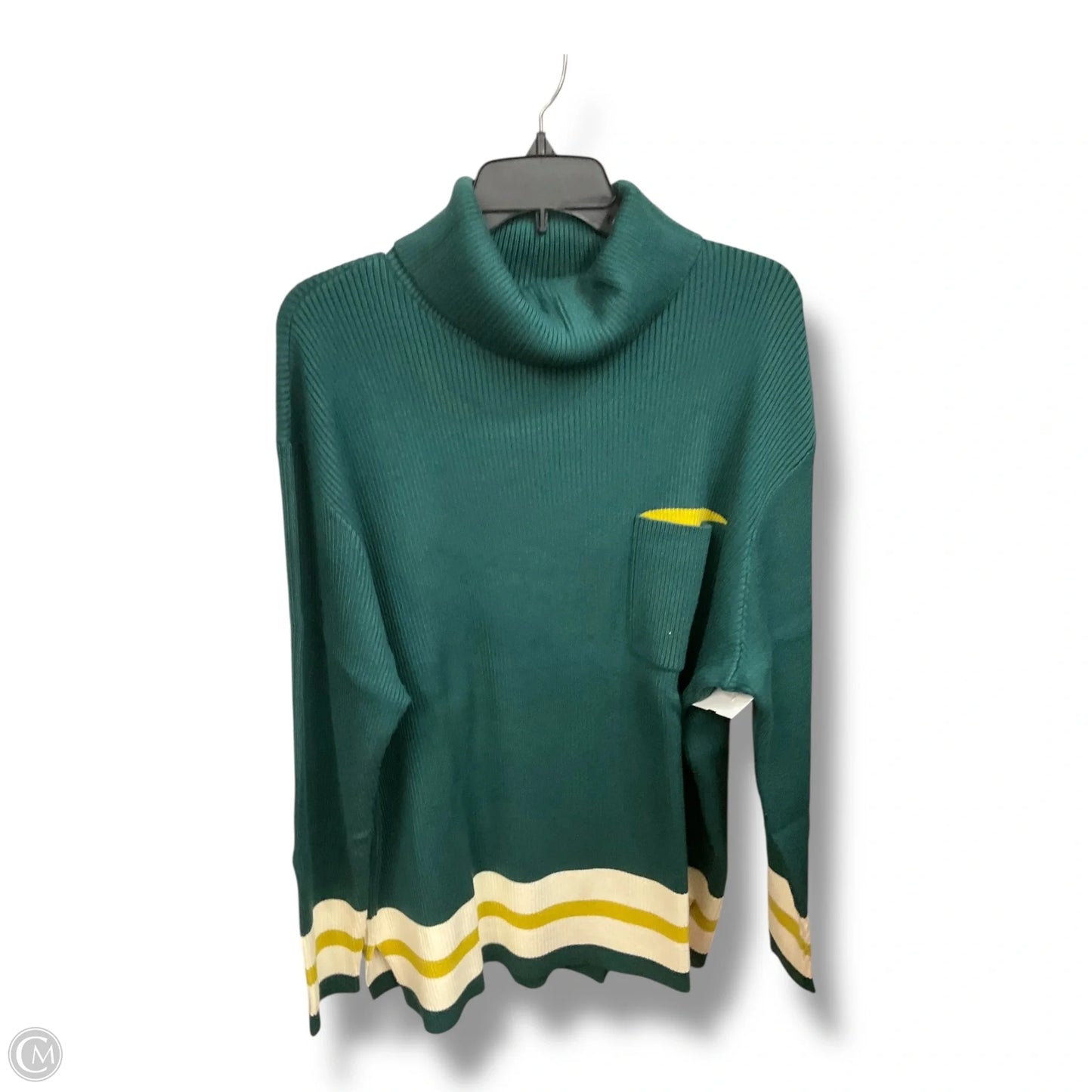 Sweater By Clothes Mentor In Green, Size: Xl