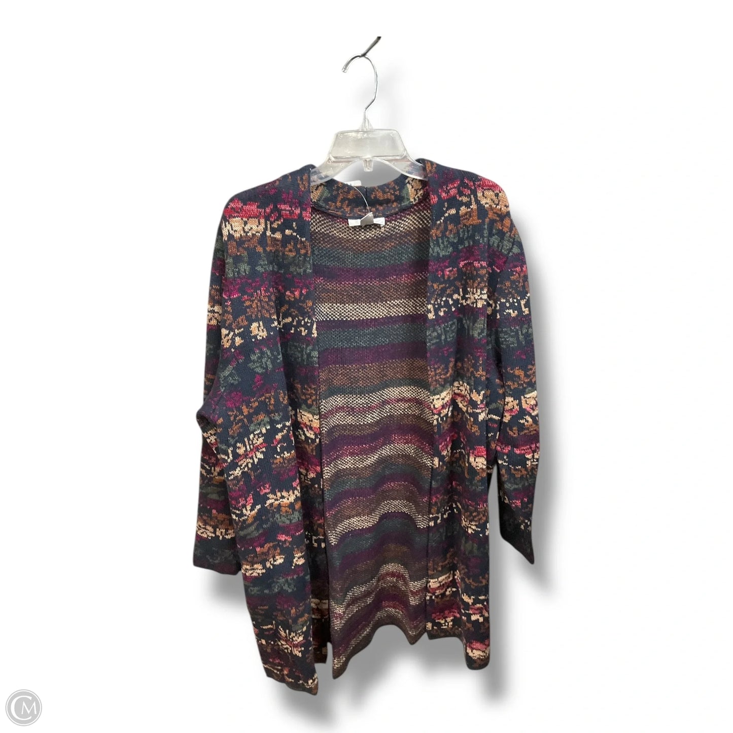 Cardigan By Cj Banks In Multi-colored, Size: 2x